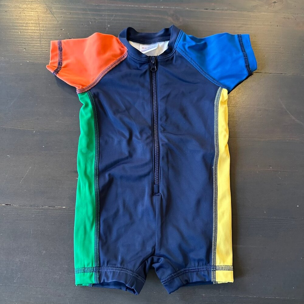 🌈 Hanna Andersson Baby Rashguard Swimsuit 🌈 - 60 cm / US 3–6 months